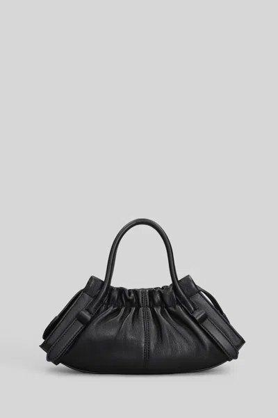 Marc Jacobs The Small Satchel Shoulder Bag In Black Leather In Black