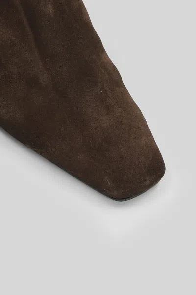 Fabio Rusconi High Heels Boots In Brown Suede In Brown