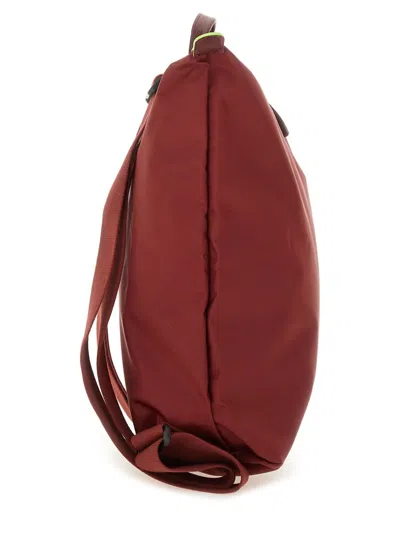Longchamp M Le Plaige Backpack In Red