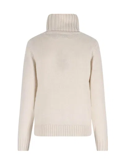 Ralph Lauren Turtleneck Sweater In Neutral