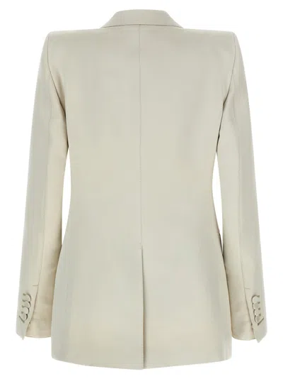 Tom Ford Duchesse Single-breasted Blazer In Neutral