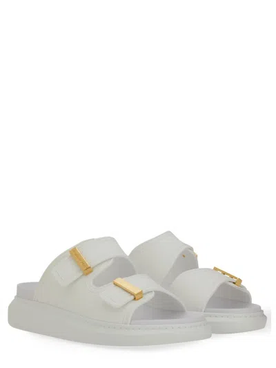 Alexander Mcqueen Oversize Hybrid Sandal In White