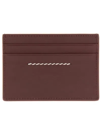 Mm6 Maison Margiela Card Holder Numeric In Pink