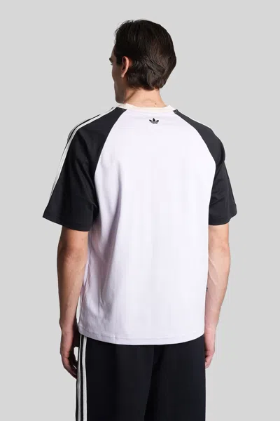 Adidas Originals By Wales Bonner Cali Tee T-shirt In Viola Cotton In White