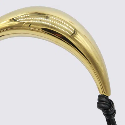 Bottega Veneta Black Leather Pouch In Black