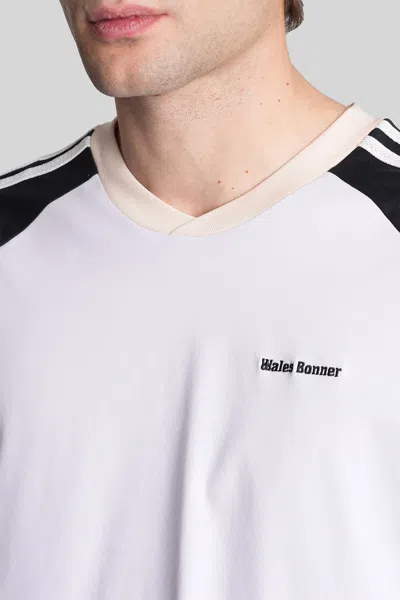 Adidas Originals By Wales Bonner Cali Tee T-shirt In Viola Cotton In White