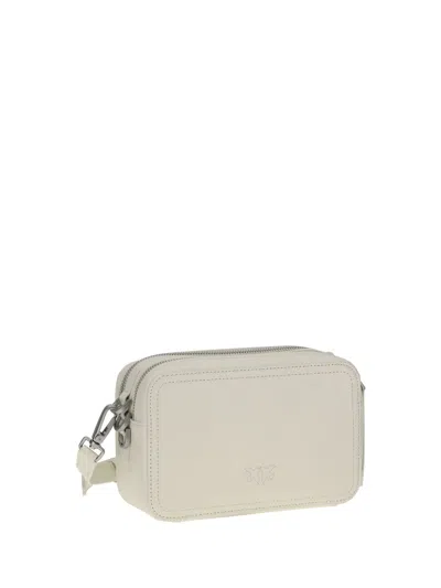 Pinko Carrie Shoulder Bag In Neutral