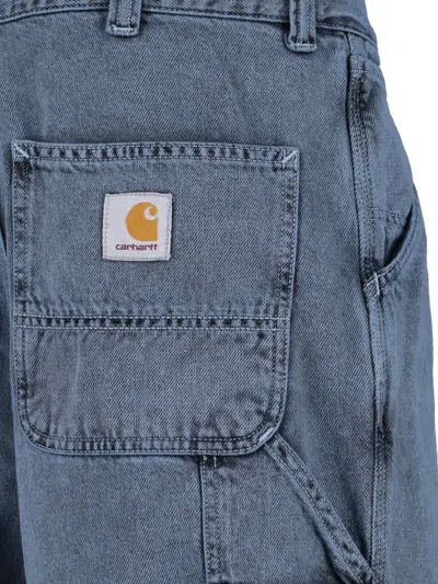 Carhartt Og Single Knee Wide-leg Jeans In Blue