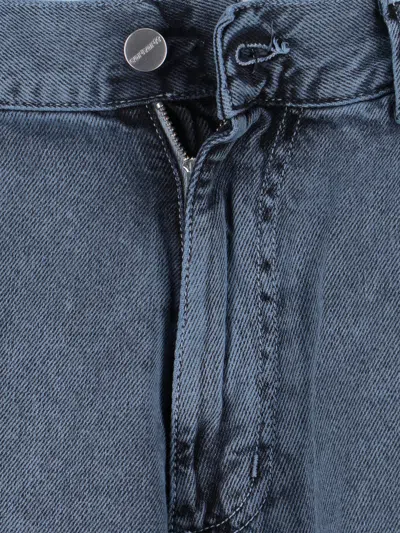 Carhartt Og Single Knee Wide-leg Jeans In Blue