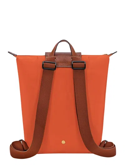 Longchamp M Le Pliage Backpack In Orange