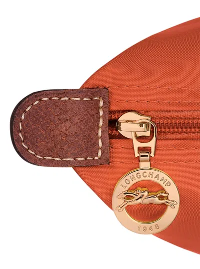 Longchamp M Le Pliage Backpack In Orange