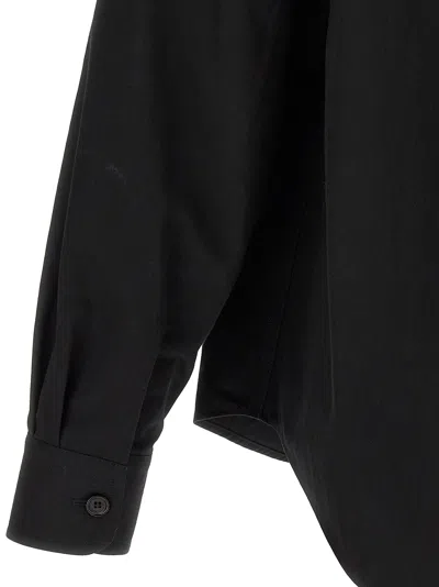 Alexander Mcqueen T-bar Harness Overshirt In Black