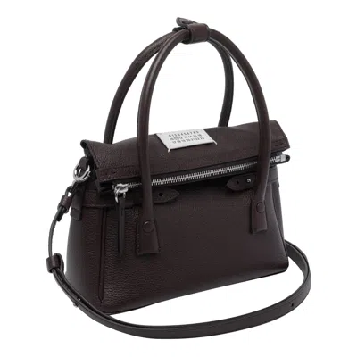 Maison Margiela Small 5ac East West Handbag In Brown
