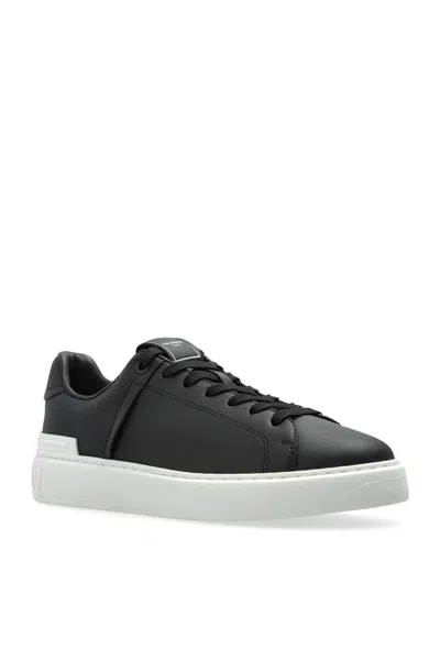 Balmain Sports Shoes With Logo In Black