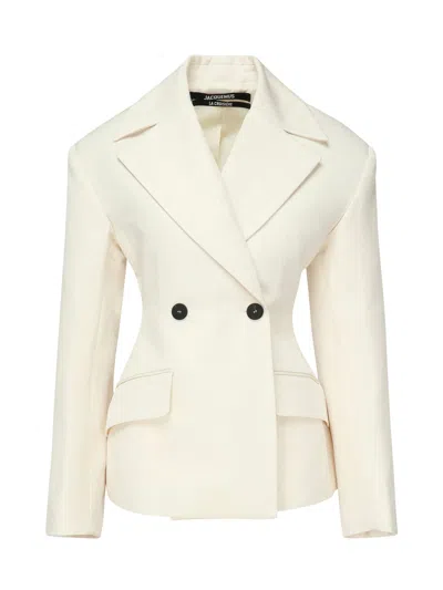 Jacquemus Jacket La Veste Norma In White