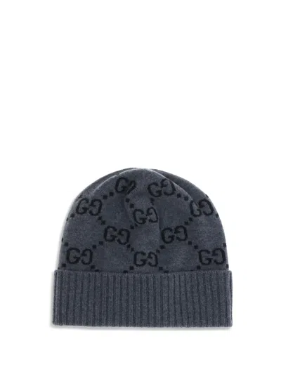 Gucci Women Cashmere Hat In Gray