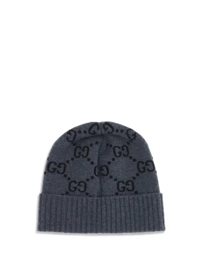 Gucci Women Cashmere Hat In Gray