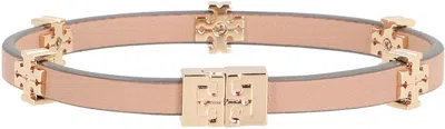 Tory Burch Eleanor Vegan Leather Bracelet In Neutral
