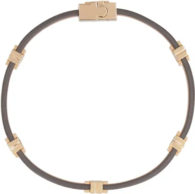 Tory Burch Eleanor Vegan Leather Bracelet In Neutral