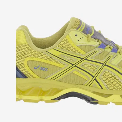 Asics Prada Blue Cotton Clothing Shirts In Yellow