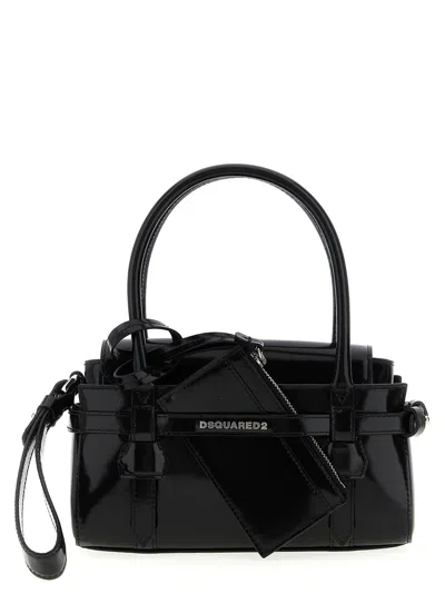Dsquared2 Twin Mini Handbag In Black