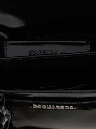 Dsquared2 Twin Mini Handbag In Black