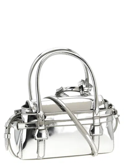 Dsquared2 Twin Mini Handbag In Silver