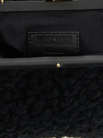 Moschino Sheep Handbag In Black