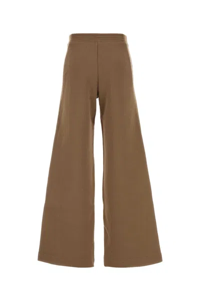 Max Mara Camel Cotton Ifrem Joggers In Brown