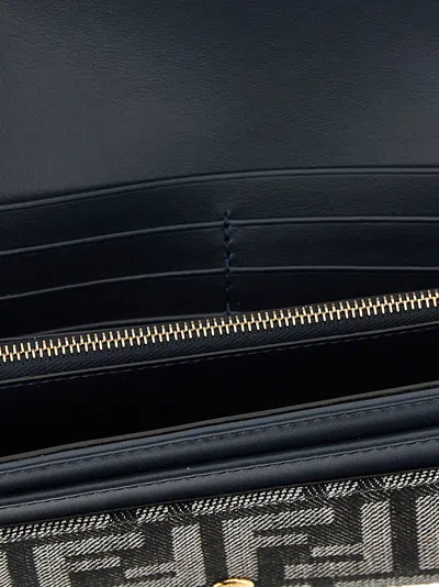 Fendi Baguette Chain Wallet In Multi