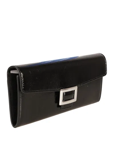 Roger Vivier Belle Vivier Wallet In Black