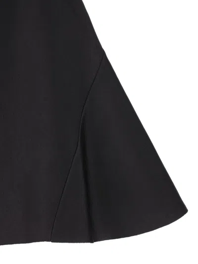 Givenchy Flared Midi Dress In Black
