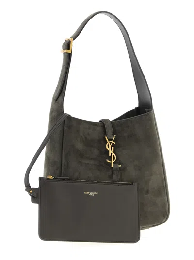 Saint Laurent Le 5 À 7 Small Shoulder Bag In Green