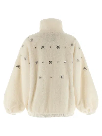 Pinko Graciana Bomber Jacket In White