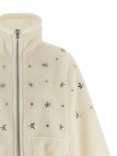 Pinko Graciana Bomber Jacket In White