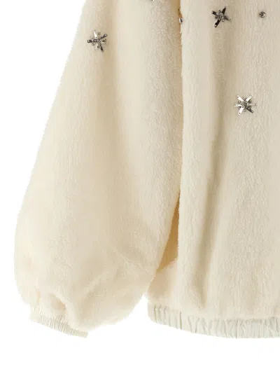 Pinko Graciana Bomber Jacket In White