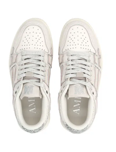 Amiri Glitter Skell Low-top Sneakers In White