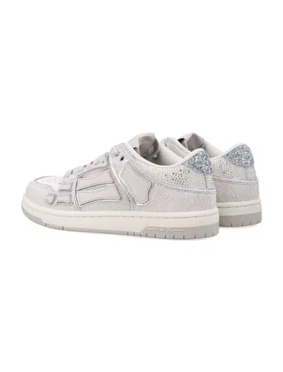 Amiri Glitter Skell Low-top Sneakers In White