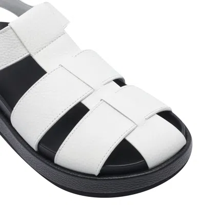 Tory Burch Kira Fisherman Sport Sandals In White