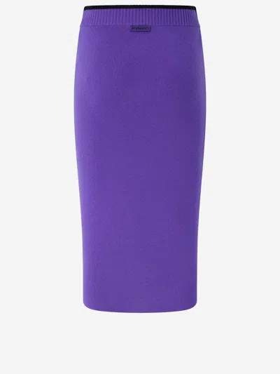Pinko Nuova Guinea Skirt In Purple