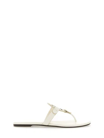 Tory Burch Soft Miller Sandal In White