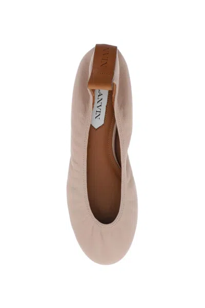 Lanvin The Leather Ballerina Flat In Multi