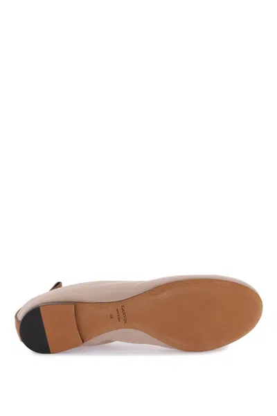 Lanvin The Leather Ballerina Flat In Multi
