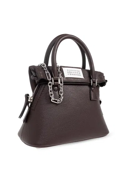 Maison Margiela Handbag `5ac Classique Micro` In Brown