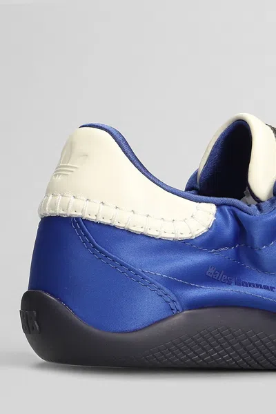 Adidas Originals By Wales Bonner Karintha Lo Sati Sneakers In Blue Fabric In Blue