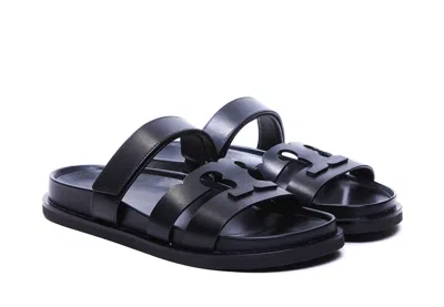 Tory Burch Ines Slider Sandals In Black