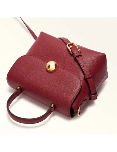 Furla Leather Handbag In Brown