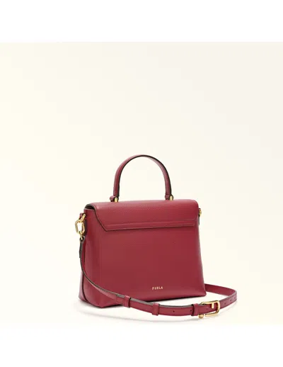 Furla Leather Handbag In Brown