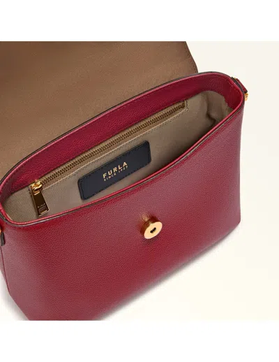 Furla Leather Handbag In Brown