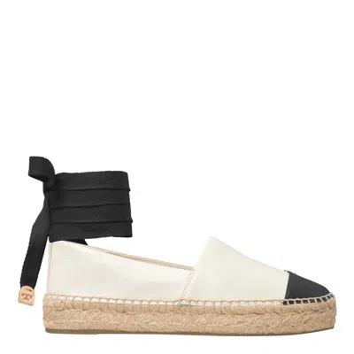 Tory Burch Cap Toe Espadrille In Neutral